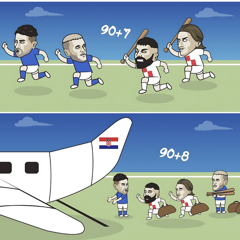 Meme bóng đá dễ thương của cầu thủ sau chiến thắng