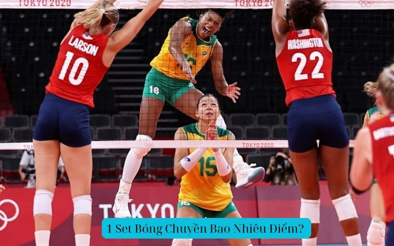 Một set bóng chuyền bao nhiêu điểm được quyết định bởi luật và cách biệt