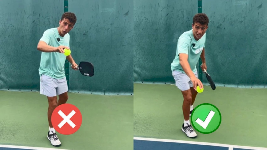 Các lỗi giao bóng thường gặp và hình phạt trong Pickleball