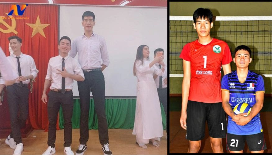 Nguyễn Duy Khánh đang đứng đầu bảng xếp hạng chiều cao