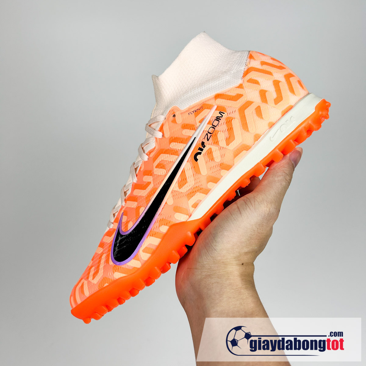 Nike Mercurial Superfly 9 Elite TF Cam vạch đen