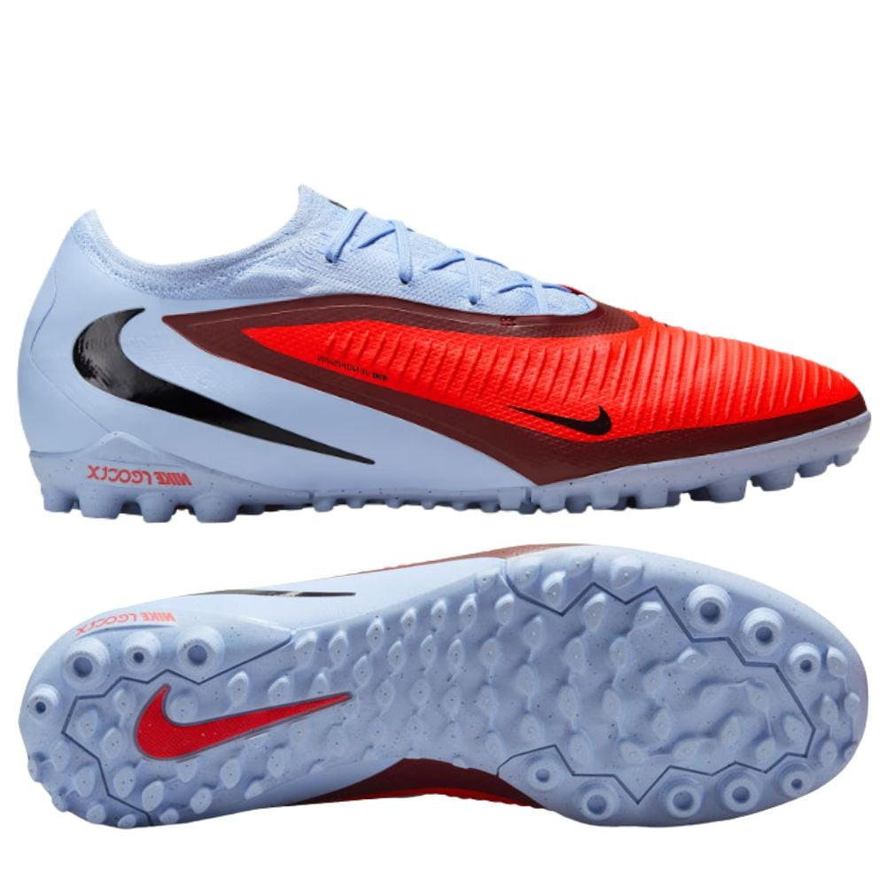 Nike Phantom 6 Low Pro TF - Xanh Tím/ Đỏ