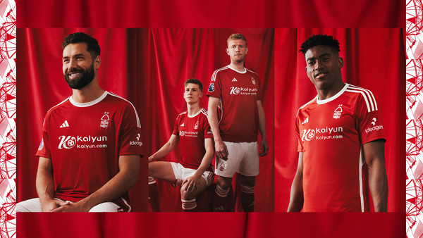 Nottingham Forest giới thiệu áo đấu có logo tài trợ Kaiyun Sports