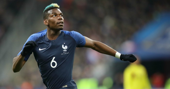 Paul Pogba ăn mừng cùng ĐT Pháp tại World Cup 2018