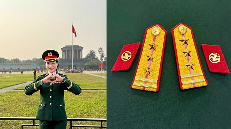 Phạm Thị Yến rạng rỡ với quân hàm Thượng tá, tin vui đầu năm 2025