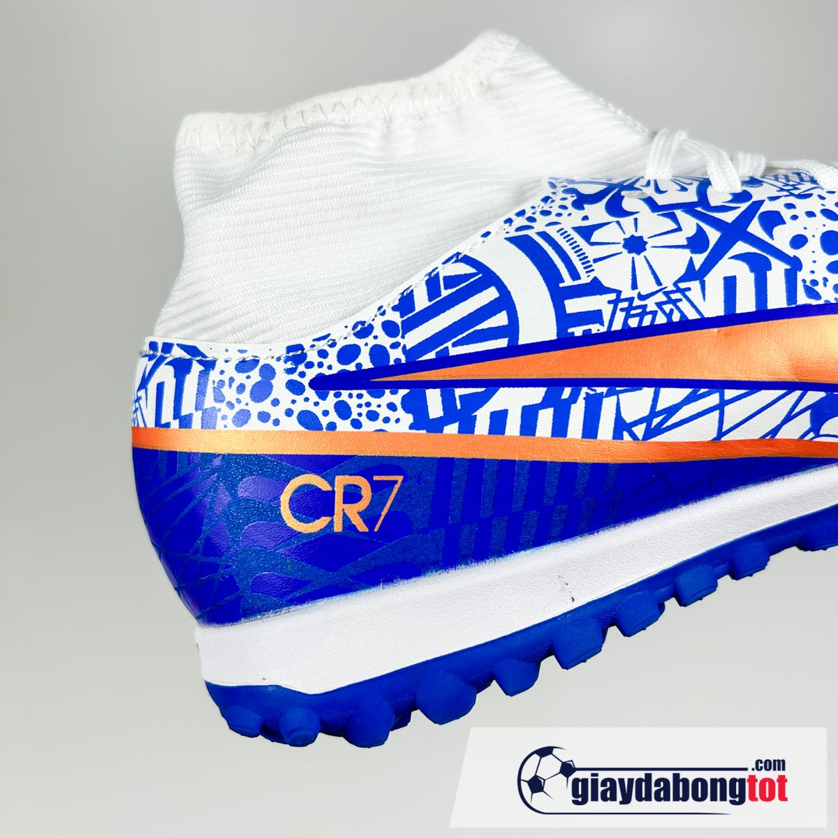 Phiên bản giày Nike trẻ em đá bóng cổ cao Superfly 9 Academy CR7 cho bé