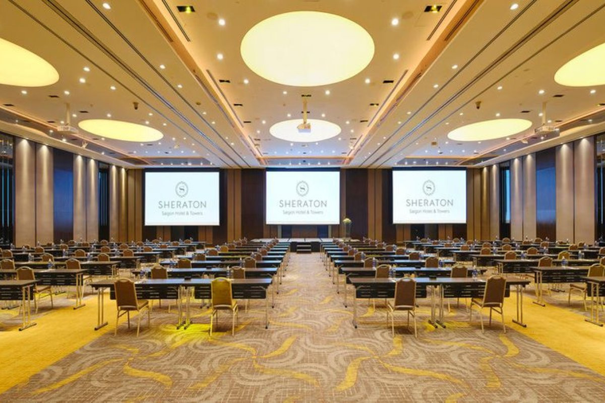 Phòng họp báo đa dạng tại Sheraton Sài Gòn