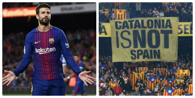 Pique với lá phiếu ủng hộ Catalunya li khai khỏi Tây Ban Nha