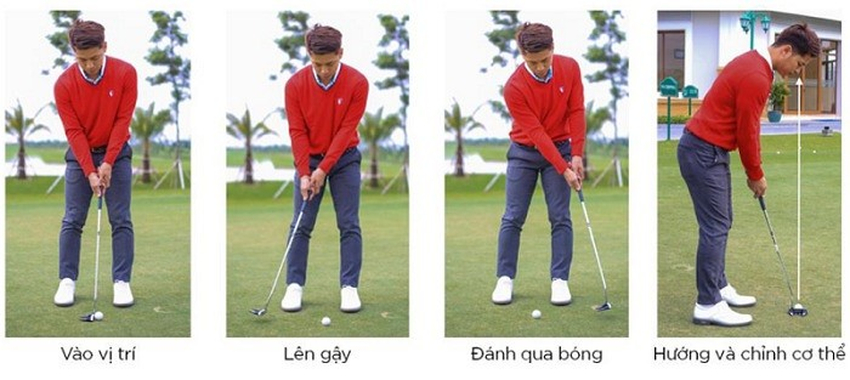 Kỹ thuật putting trong golf đòi hỏi sự kiên nhẫn và luyện tập thường xuyên để đưa bóng vào lỗ