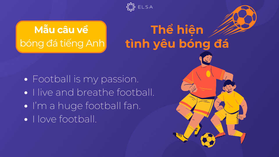 Quả bóng đá tượng trưng cho tình yêu và niềm đam mê bóng đá