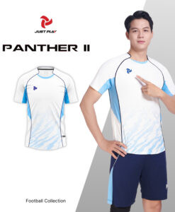 Quần áo đá bóng Just Play Panther II màu trắng cho nữ