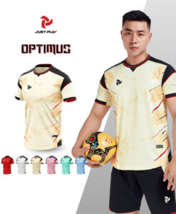 Quần áo đá bóng nữ hiện đại Just Play Optimus màu kem