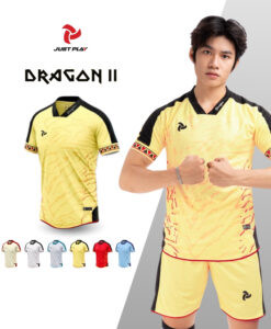 Quần áo đá bóng nữ Just Play Dragon II màu vàng