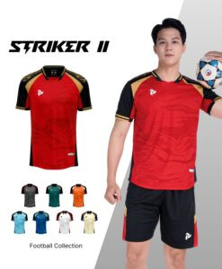 Quần áo đá bóng nữ Just Play Striker II màu đỏ