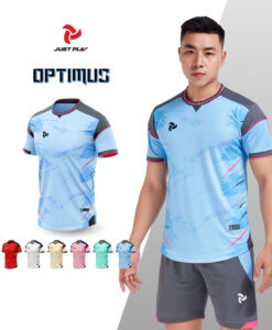 Quần áo thể thao nữ Just Play Optimus màu xanh biển