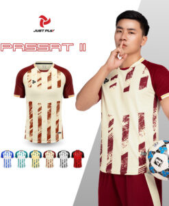 Quần áo thể thao nữ Just Play Passat II màu kem đô