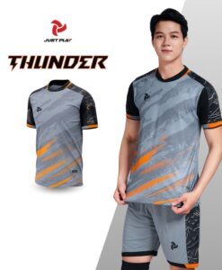 Quần áo thể thao nữ Just Play Thunder màu xám