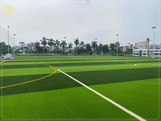 Sân bóng cỏ nhân tạo hiện đại