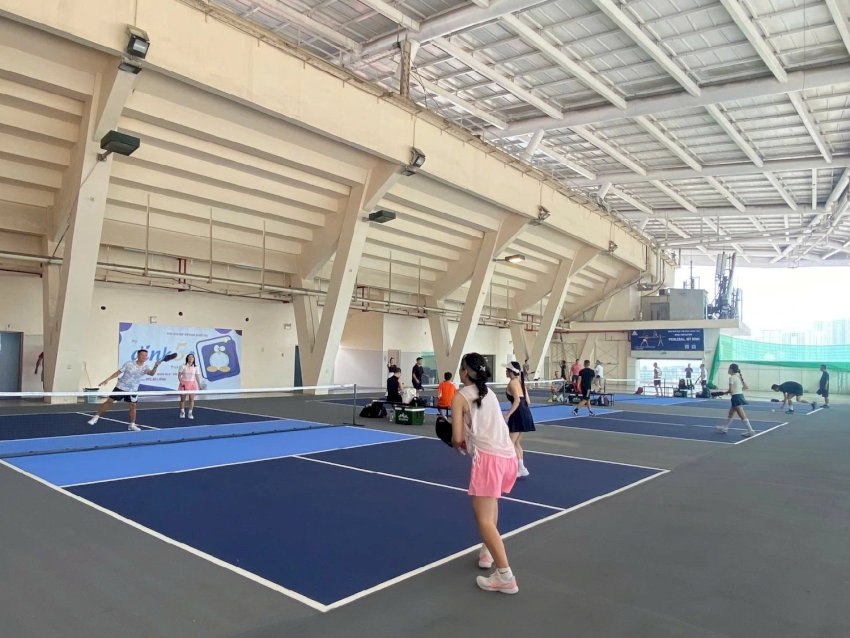 Toàn cảnh Sân Pickleball My Dink 5 tại Sân vận động Quốc Gia Mỹ Đình
