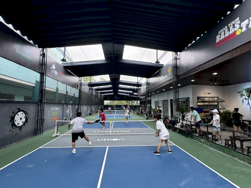 Sân Pickleball Union ở Sơn Trà, mang đến trải nghiệm chơi riêng tư và chuyên nghiệp