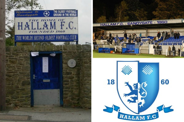 Sân Sandygate của Hallam F.C, sân vận động lâu đời nhất thế giới và là biểu tượng của đội bóng lâu đời nhất thế giới.