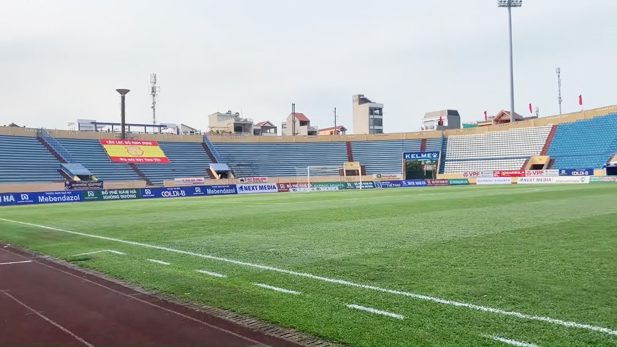 Sân Thiên Trường (Nam Định) là nơi thi đấu của bảng B môn bóng đá nam SEA Game 31