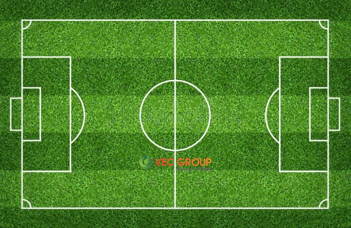 Sơ đồ kích thước tổng thể sân 11 người chuẩn FIFA