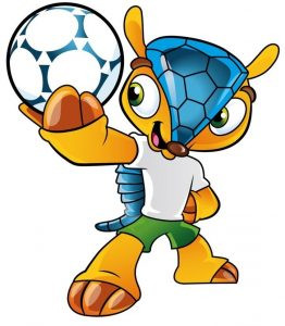 Tatu Fuleco, linh vật World Cup 2014 tại Brasil, biểu tượng bảo vệ môi trường.