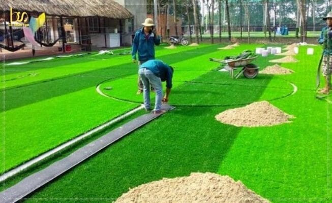 Thi công mặt cỏ đúng kỹ thuật