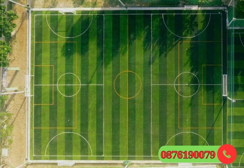 Thiết kế 2 sân bóng 5 người kết hợp thành 1 sân 7