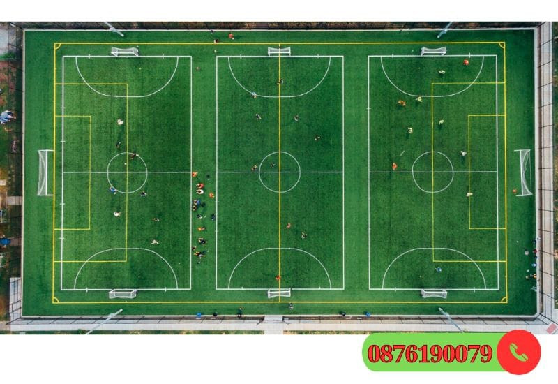 Thiết kế 3 sân 5 thành 1 sân 7 kết hợp