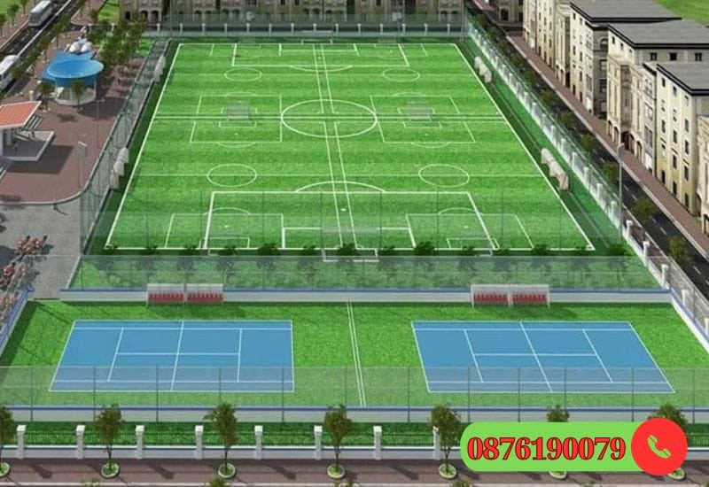 Thiết kế 4 sân 5 