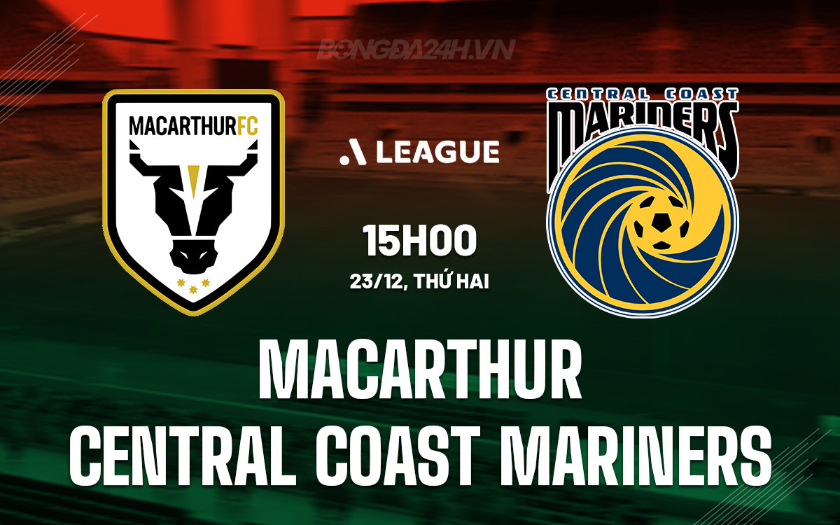 Thứ hạng của câu lạc bộ bóng đá Macarthur trong cuộc đối đầu với Central Coast Mariners tại A-League