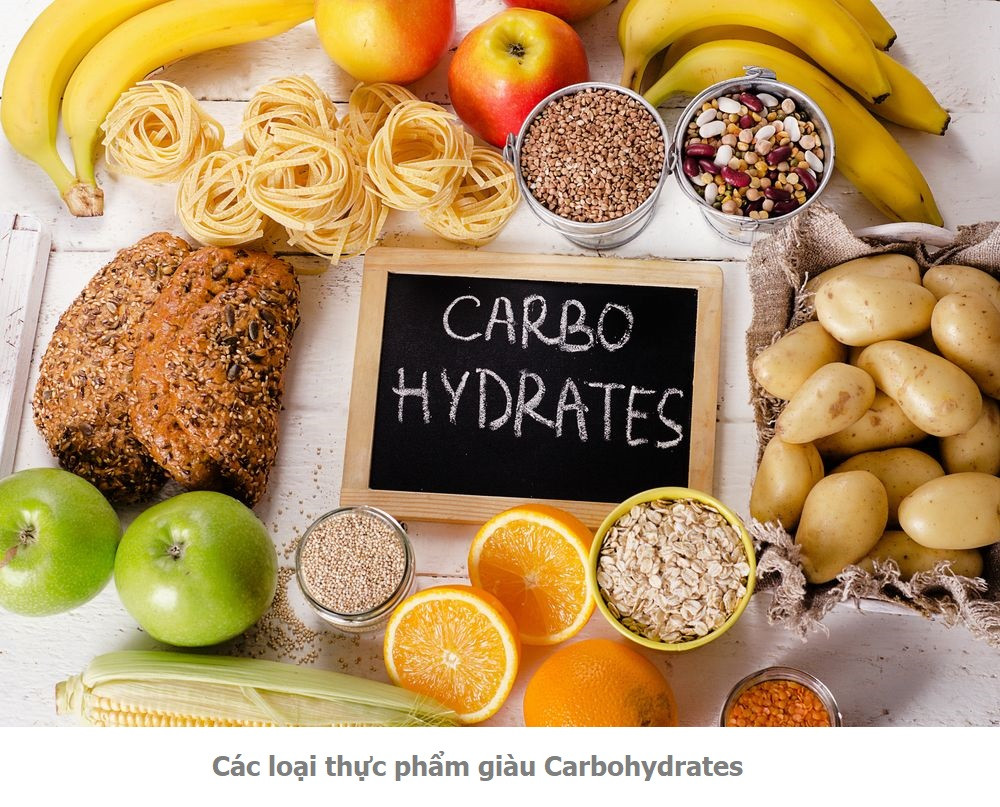 Thực phẩm giàu Carbohydrate cần thiết cho năng lượng bền bỉ khi đá bóng ít mệt