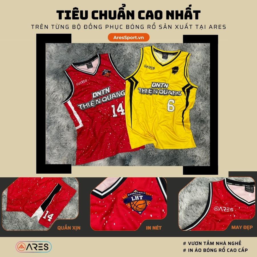 Tiêu chuẩn cao nhất cho quần áo bóng rổ có tay thiết kế đẹp và độc