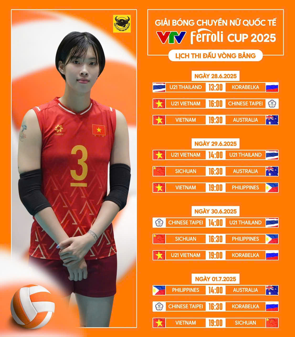 Toàn cảnh các đội bóng chuyền nữ tranh tài tại VTV Cup 2025, tìm lịch thi đấu ngày mai