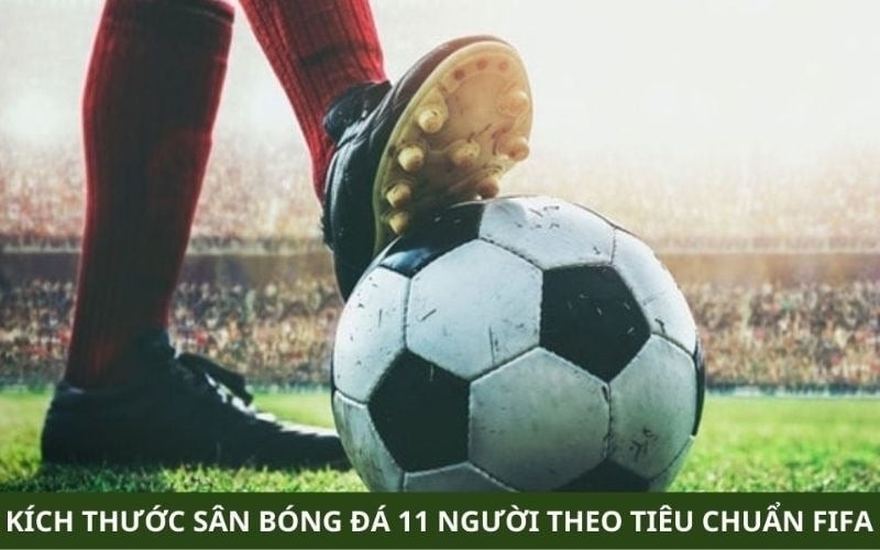 Tổng diện tích và quy định chi tiết về sân bóng đá 11 người theo IFAB