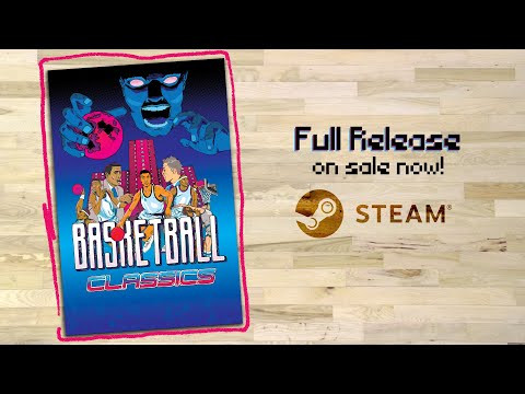 Trailer game Basketball Classic với đồ họa pixel cổ điển, mang đến trải nghiệm game bóng rổ offline đậm chất hoài niệm