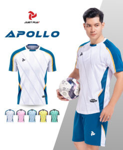 Trang phục đá bóng nữ Just Play Apollo màu trắng