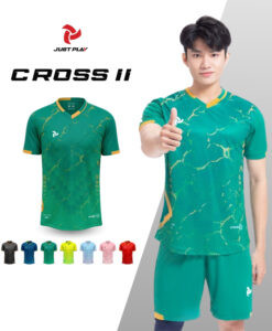 Trang phục đá bóng nữ Just Play Cross II màu xanh lý
