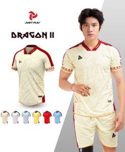 Trang phục đá bóng nữ Just Play Dragon II màu kem