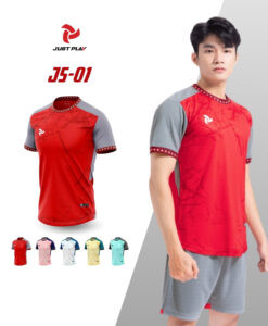Trang phục đá bóng nữ Just Play JS-01 màu đỏ