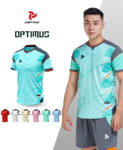 Trang phục đá bóng nữ Just Play Optimus màu xanh lý