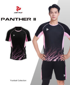 Trang phục đá bóng nữ Just Play Panther II màu đen