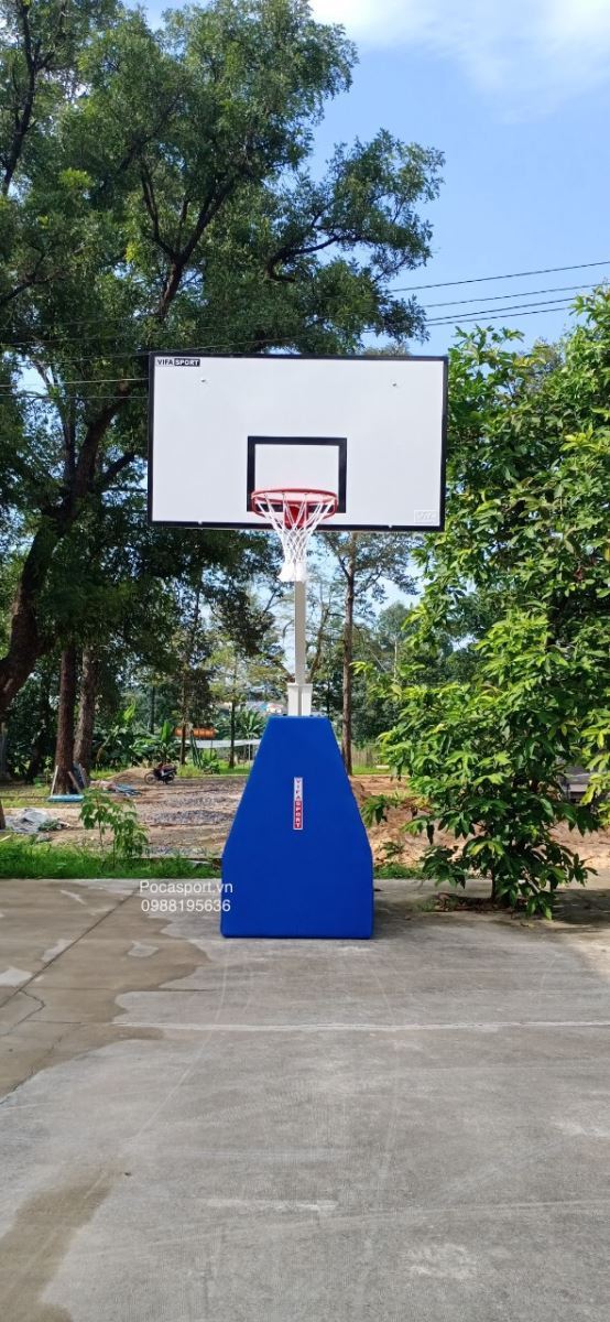 Trụ bóng rổ di động thi đấu đối trọng 350kg