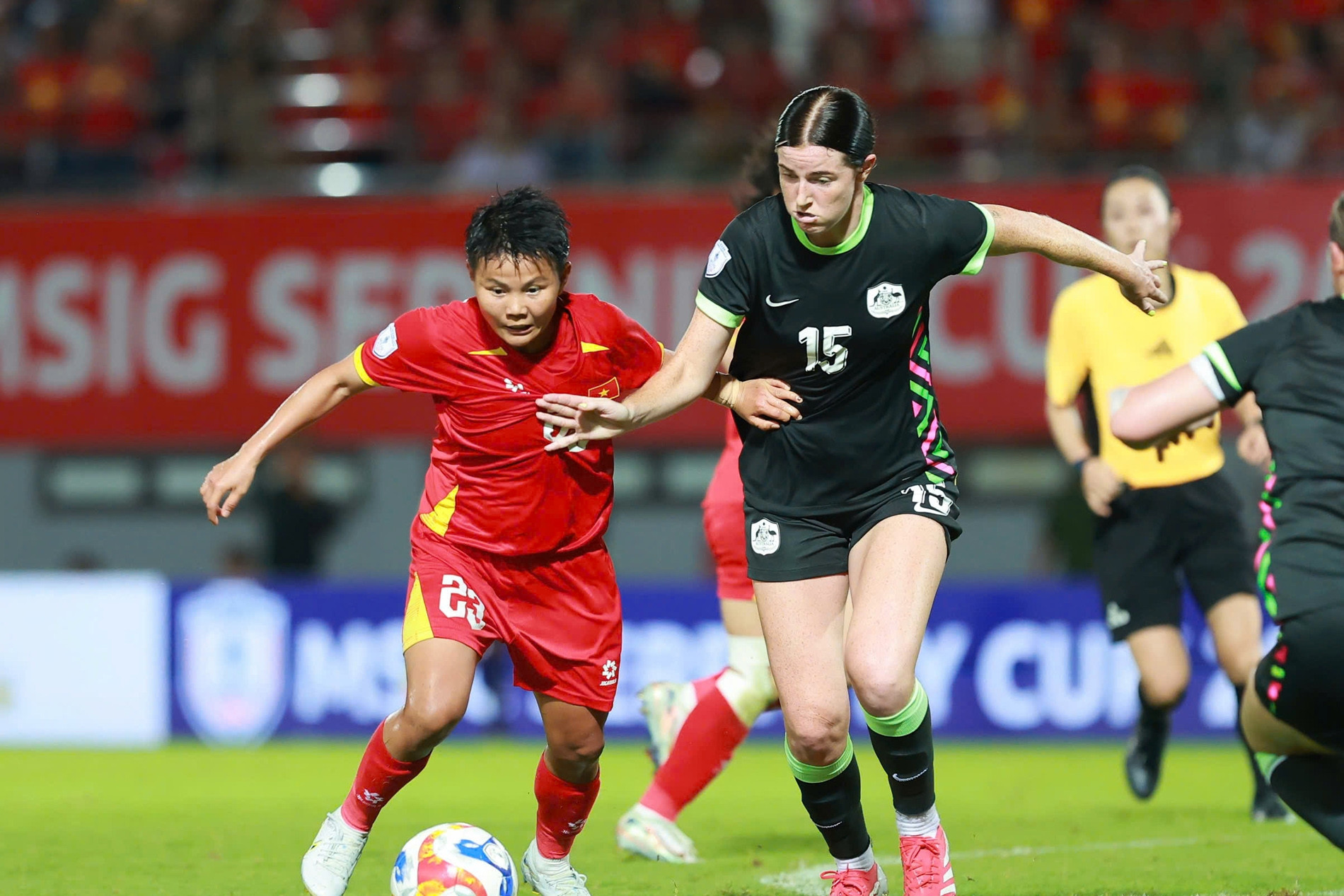 Trực tiếp bóng đá nữ Myanmar đấu U23 Australia trong trận chung kết