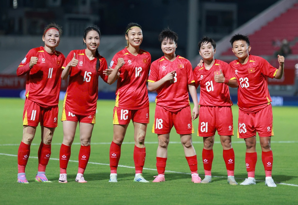 Tuyển nữ Việt Nam ghi bàn ấn tượng trong khuôn khổ AFF Cup nữ