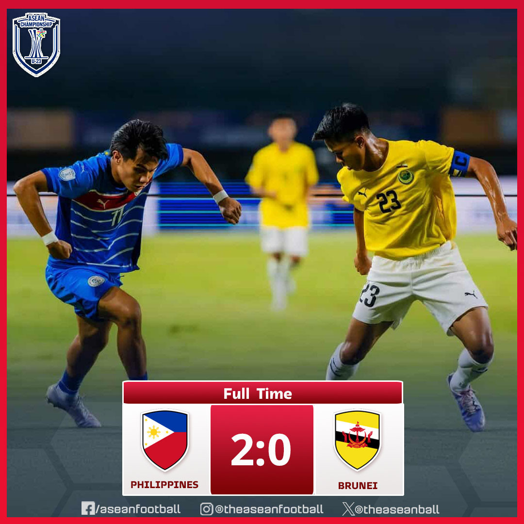U23 Philippines giành 3 điểm trước U23 Brunei