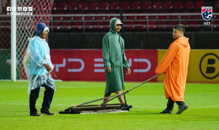 U23 Thái Lan ăn mừng chiến thắng 2-1 trước U23 Malaysia sau trận đấu kịch tính