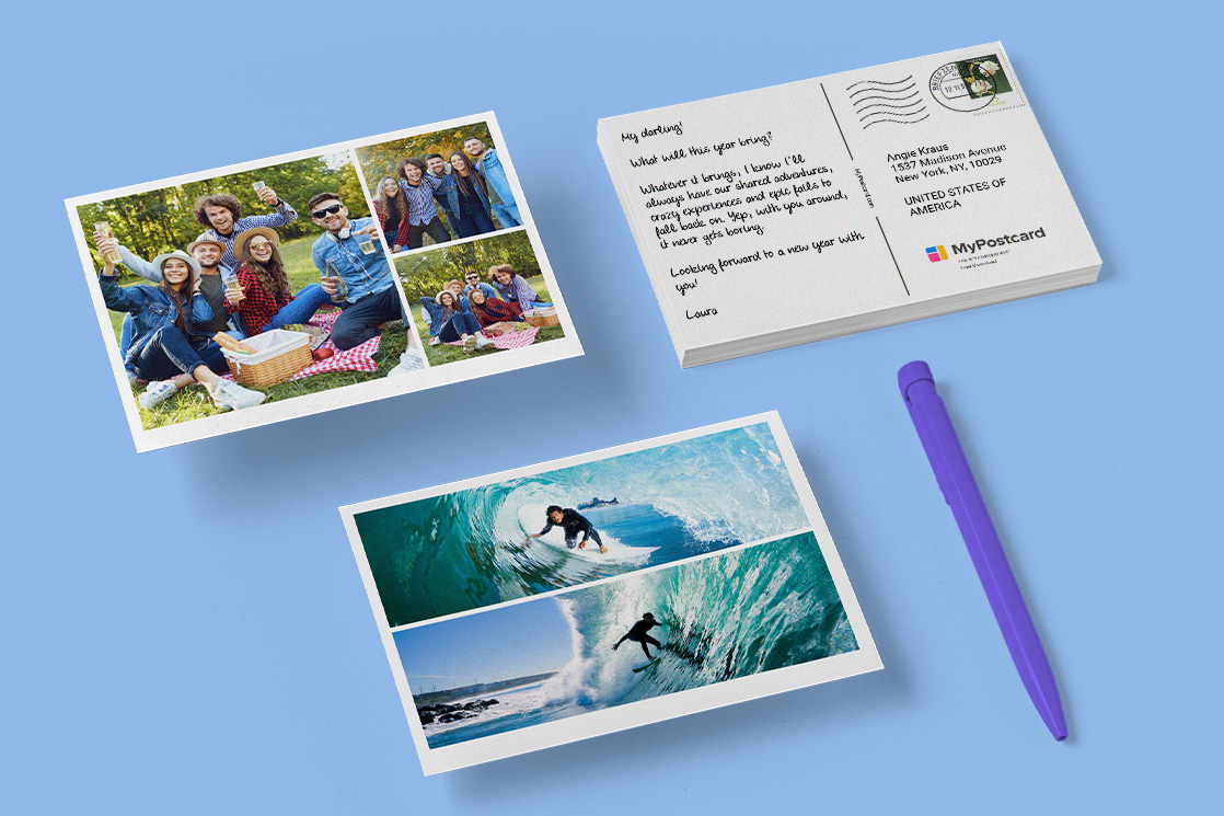 Postcard và thư tay là món quà chia tay đồng nghiệp nhỏ nhưng giá trị tinh thần lớn.